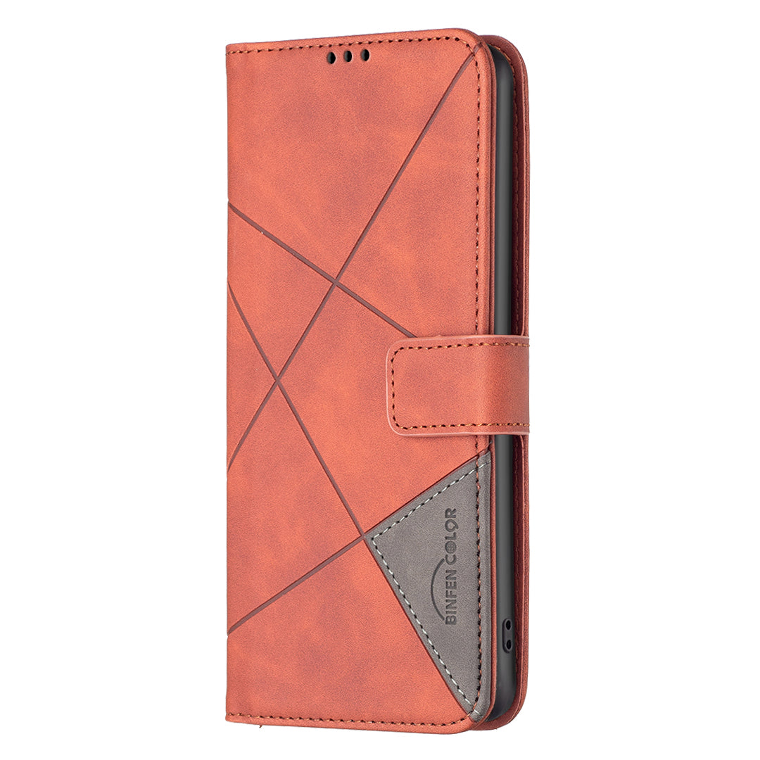 BINFEN COLOR BF05 For Honor X7b 4G / 90 Smart Leather Case Stand Wallet Protective Phone Cover - Brown BINFEN COLOR BF05 For Honor X7b 4G / 90 Smart Leather Case Stand Wallet Protective Phone Cover - Brown